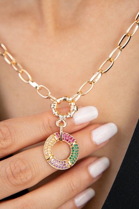 Heliophilia Silver Collar de metal CK9376 Dorado